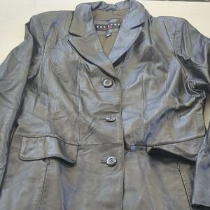 Stylish Black Leather Jacket for Women